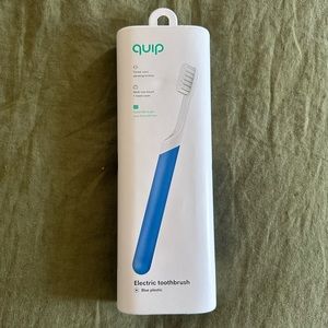 NWT Quip Blue Plastic Electric Toothbrush